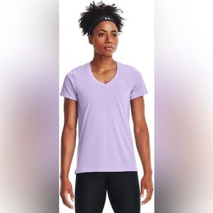 UA “Loose” HeatGear (Keeps You Cool), XL, Purple Tint, NWT